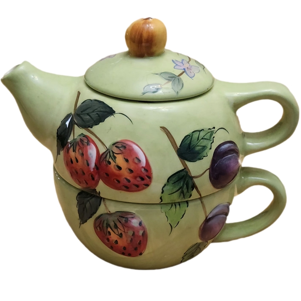 Home Claire Murray Lifestyle Fruit N Berries Tea for One Set